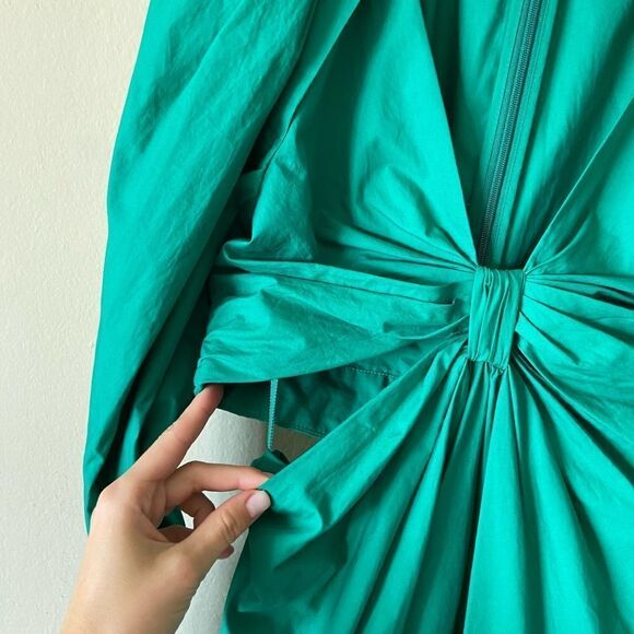 A.L.C. Alexa Mini Green Dress Size 0 - Picture 7 of 9